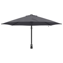 Berkfield Home Traditional Wall-mounted Garden Parasol with LEDs Antracite 248 cm in Dark Grey - thumbnail 4