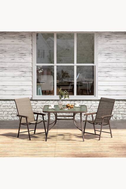 Living and Home Nabu 2 Seater Dining Bistro Set in Brown - image 1