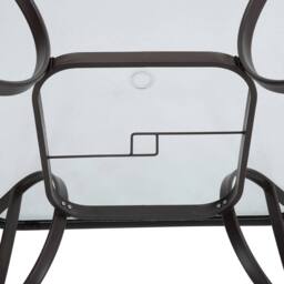 Living and Home Nabu 2 Seater Dining Bistro Set in Brown - thumbnail 6