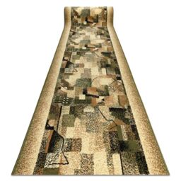 RugsX Bcf Impresja Runner in Green - Size: 100 cm x 390 cm - thumbnail 1