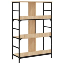 Berkfield Home Bookshelf Sonoma Oak 78.5x33x117.5 cm Engineered Wood in Brown - thumbnail 6