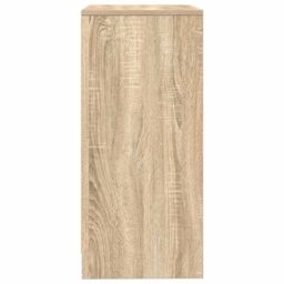 Berkfield Home Sideboard Sonoma Oak 57x34x76 cm Engineered Wood in Brown - Size: 57 x 34 x 76 cm - thumbnail 7