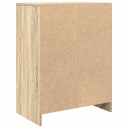 Berkfield Home Sideboard Sonoma Oak 57x34x76 cm Engineered Wood in Brown - Size: 57 x 34 x 76 cm - thumbnail 8
