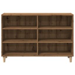 Berkfield Home Sideboard Artisian Oak 103.5x35x70 cm Engineered Wood in Brown - thumbnail 5