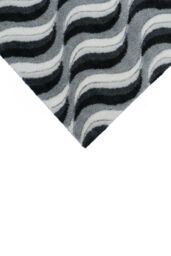 JVL Solemate® Hand Carved Wave Doormat 57 X 100 cm in Grey - Size: 57 cm x 100 cm - thumbnail 5