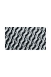 JVL Solemate® Hand Carved Wave Doormat 57 X 100 cm in Grey - Size: 57 cm x 100 cm - thumbnail 1