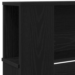Berkfield Home Headboard Cabinet Black Oak 220x18, 5x104, 5 cm - thumbnail 8