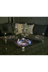 Royalcraft WENTWORTH 7pc Deluxe Modular square Corner Dining / Lounging Set in Natural - thumbnail 6