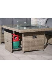 Royalcraft WENTWORTH 7pc Deluxe Modular square Corner Dining / Lounging Set in Natural - thumbnail 5