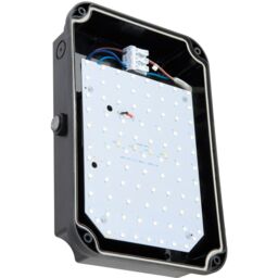 Loops Outdoor IP65 Commercial Bulkhead Wall Light - Cool White LED - Photocell Sensor - thumbnail 4