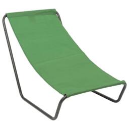 Nordara Matt olding Beach Lounger Camping Sun Chair in Green - thumbnail 3
