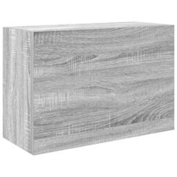 Berkfield Home Bathroom Wall Cabinet Grey Sonoma 60x25x40 cm Engineered Wood - Size: 60 x 25 x 40 cm