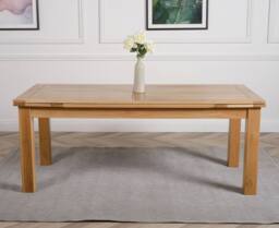 Thats Furniture Richmond 200 - 280cm Large Oak Extendable Dining Table in Light Oak - thumbnail 3