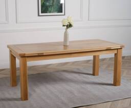 Thats Furniture Richmond 200 - 280cm Large Oak Extendable Dining Table in Light Oak - thumbnail 1