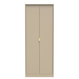 Ready Assembled 2 U Bexley 2 Door Wardrobe (Ready Assembled) in Light Brown - thumbnail 1
