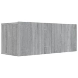 Berkfield Home 3 Piece TV Cabinet Set Grey Sonoma Engineered Wood - thumbnail 5