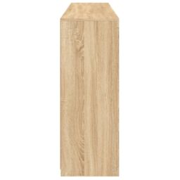 Berkfield Home Sideboards with LED Lights 3 pcs Sonoma Oak Engineered Wood in Brown - thumbnail 9