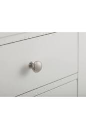 Julian Bowen Clermont 5 Drawer Chest (3+2) in White - thumbnail 7