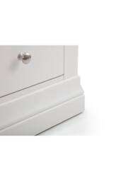 Julian Bowen Clermont 5 Drawer Chest (3+2) in White - thumbnail 9
