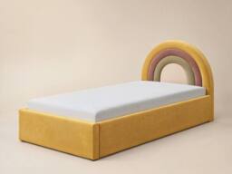 Flair Ava Single Ottoman Bed in Gold - thumbnail 6