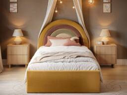 Flair Ava Single Ottoman Bed in Gold - thumbnail 2