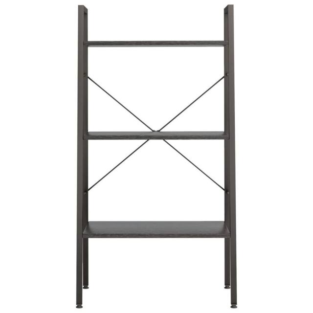 Berkfield Home Practical 3-Tier Standing Shelf Black 56x35x108 cm - Size: 56 x 35 x 108 cm - image 1