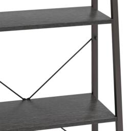 Berkfield Home Practical 3-Tier Standing Shelf Black 56x35x108 cm - Size: 56 x 35 x 108 cm - thumbnail 6