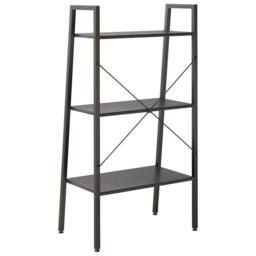 Berkfield Home Practical 3-Tier Standing Shelf Black 56x35x108 cm - Size: 56 x 35 x 108 cm - thumbnail 5