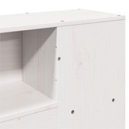 Berkfield Home Bookcase Bed without Mattress White 140x200cm Solid Wood Pine - Size: 140x200 cm - thumbnail 9