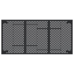 Berkfield Home Garden Table Anthracite 165x80x72 cm Steel in Black - Size: 165 x 80 x 72 cm - thumbnail 5