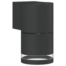 Berkfield Home Outdoor Wall Light Black Die-cast Aluminium - thumbnail 2