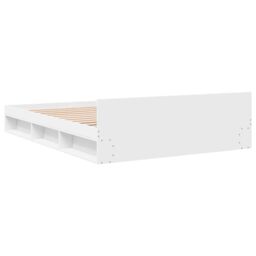 Berkfield Home Bed Frame with Drawers without Mattress White 140x200 cm - thumbnail 6