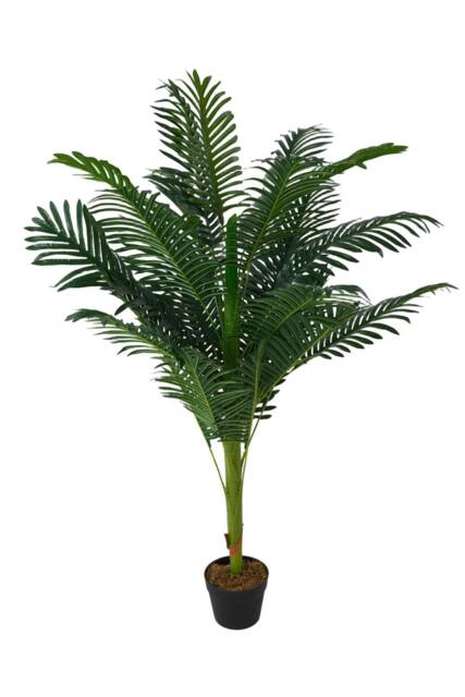 Living and Home Decorative Artificial Palm Tree in Pot in Green - image 1