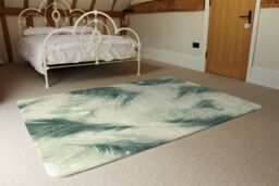 Benjamin Tate Design Feathers Fantastic Birds With Decorative Ornaments Rug in Natural - Size: Large - thumbnail 3