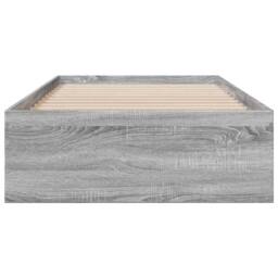Berkfield Home Modern Bed Frame with Drawers without Mattress Grey Sonoma 90x190 - Size: Single - thumbnail 4