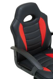Orsina PU Leather Effect Home Office Gaming Chair in Red - thumbnail 5