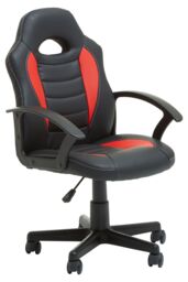 Orsina PU Leather Effect Home Office Gaming Chair in Red