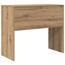 Berkfield Home Elegant Writing Desk Artisan oak Particle board Medium Durable in Brown - thumbnail 7