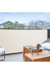 Living and Home 3m W x 1.4m D Retractable Side Awning in Beige - thumbnail 3