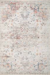 Kukoon 60x110cm Beige Ornate Washable Indoor Doormat Front Door Entrance Rug - Size: 60 cm x 110 cm - thumbnail 1