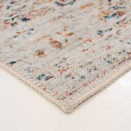 Kukoon 60x110cm Beige Ornate Washable Indoor Doormat Front Door Entrance Rug - Size: 60 cm x 110 cm - thumbnail 7