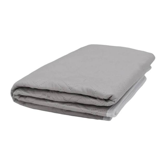 NESTLUNE Washable Incontinece Bed Pads Leak-Proof Reuseable Mats in Grey - Size: Cot - image 1