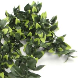 Leaf Pack of 6 x Hanging UV & Fire Resistant Artificial Pothos Plant 71cm in Green - thumbnail 2