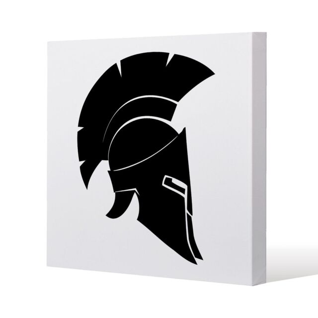 Benjamin Tate Design Roman Helmet (Canvas Print) / 101 x 101 x 4cm in Natural - Size: 101 x 101 x 4 cm - image 1