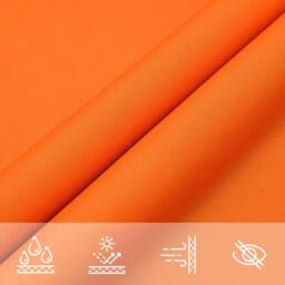 Berkfield Home Sunshade Sail Oxford Fabric Square 6x6 m Orange - thumbnail 8