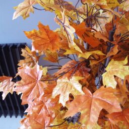 Leaf Artificial 125cm Orange Maple Acer Extra Large Tree - thumbnail 2