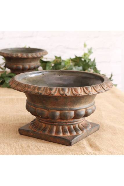 KDMD French Urn Cement Pot 16cm Pale Orange - image 1