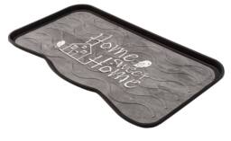 Nicoman Heavy Duty Rubber Boot Tray 75 x 40cm - Sweet Home in Mid Grey - Size: 38 cm x 75 cm - thumbnail 2