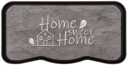 Nicoman Heavy Duty Rubber Boot Tray 75 x 40cm - Sweet Home in Mid Grey - Size: 38 cm x 75 cm - thumbnail 1