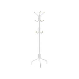 Pirlo Plush Metal Hallway Coat Rack Stand With 12 Hooks White - thumbnail 6